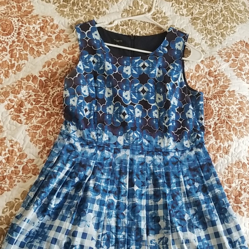 Blue Dress with Pockets